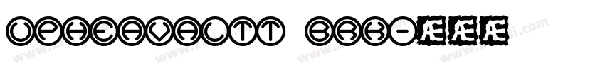 UpheavalTT BRK字体转换